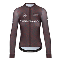 PAS NORMAL STUDIOS TKO Kvinder Mechanism Langærmet trøje AW23 - Mahogany Transmission