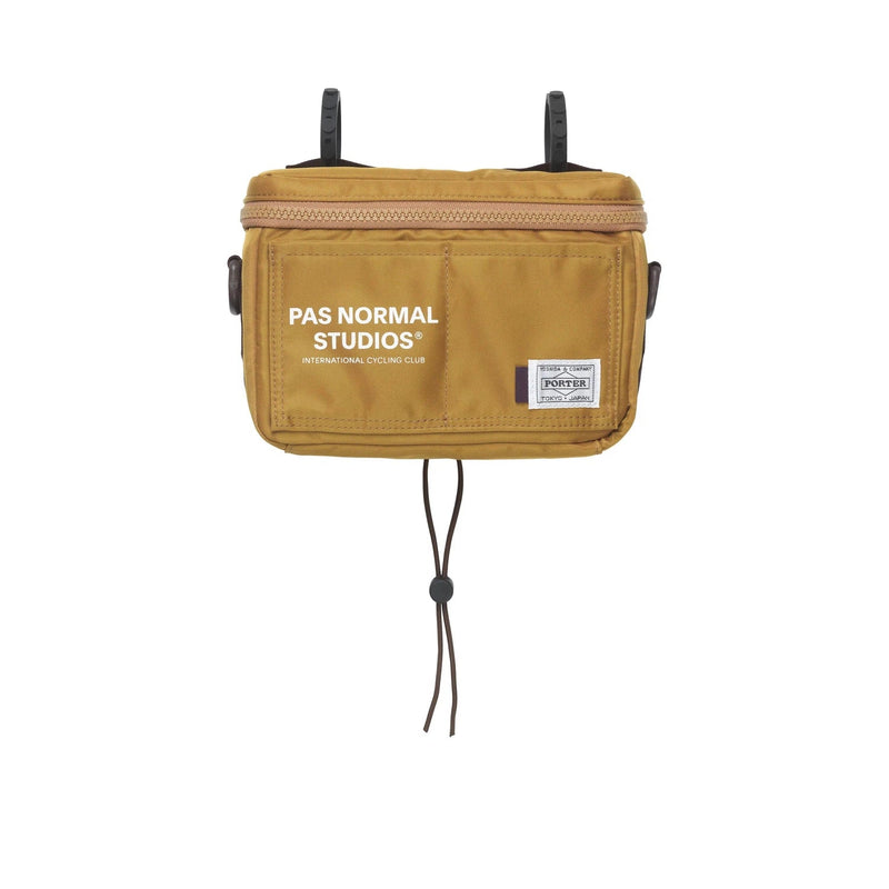 PAS NORMAL STUDIOS Yoshida Porter Handlebar Bag '23 - Yellow PAS NORMAL STUDIOS Yoshida Porter Handlebar Bag '23 - Yellow