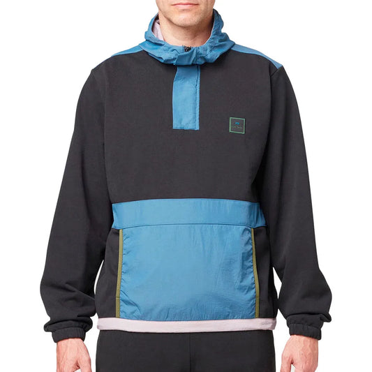 PAUL SMITH 1/2 Zip Hoodie - Black-Sweatshirts-5059674426666