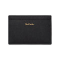 PAUL SMITH Credit Card Holder Mini Collage Stripe - Black-Wallets-5059674307507