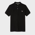 PAUL SMITH Polo Shirt Reg Fit SS Zebra - Black-T-Shirts-5057613095751