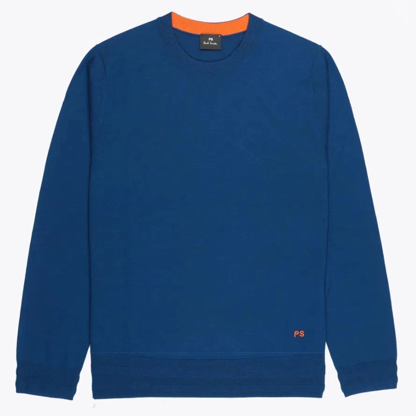 PAUL SMITH Pullover Crew Neck - Indigo-Sweatshirts-5059970140136