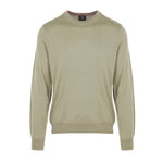 PAUL SMITH Pullover Crew Neck Sweater - Pea Green-Sweatshirts-