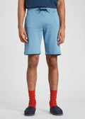 PAUL SMITH Short Zebra - Light Blue-Casual Shorts-5059674337375