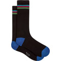 PAUL SMITH Sock Sport Stripe Duo - Black-Casual Socks-5059674584069