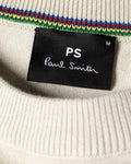 PAUL SMITH Sweater Crew Neck Zebra - Stone-Sweatshirts-