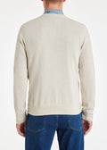 PAUL SMITH Sweater Crew Neck Zebra - Stone-Sweatshirts-