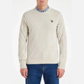 PAUL SMITH Sweater Crew Neck Zebra - Stone-Sweatshirts-