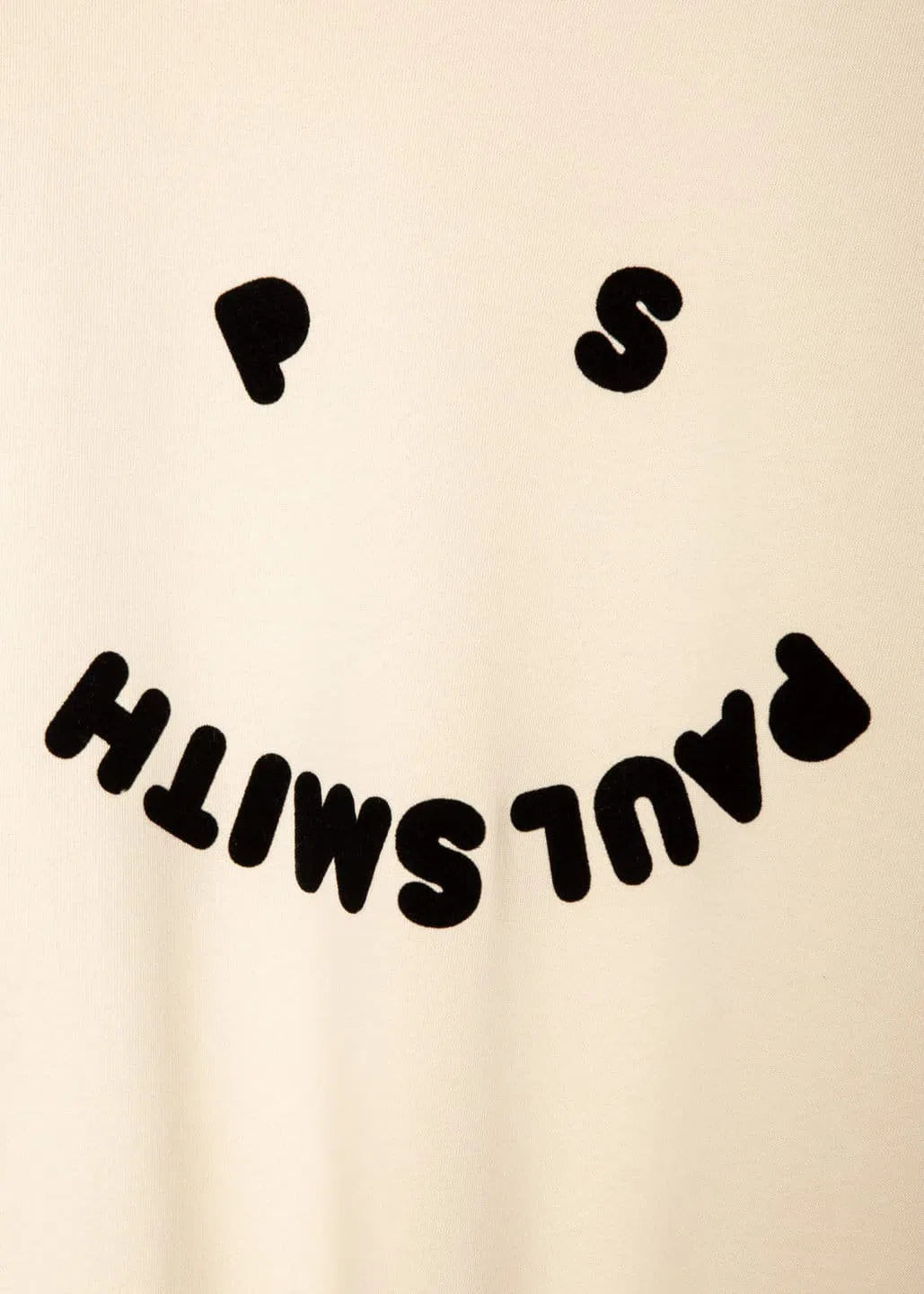 PAUL SMITH Sweatshirt Women Happy Flocked Print - Ecru-Sweatshirts-