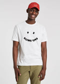 PAUL SMITH Tshirt SS Happy - White-T-Shirts-