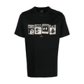 PAUL SMITH Tshirt SS Reg Fit Futurismo - Black-T-Shirts-5059674604125