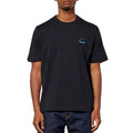 PAUL SMITH Tshirt SS Reg Fit Happy - Black & Blue-T-Shirts-45640326