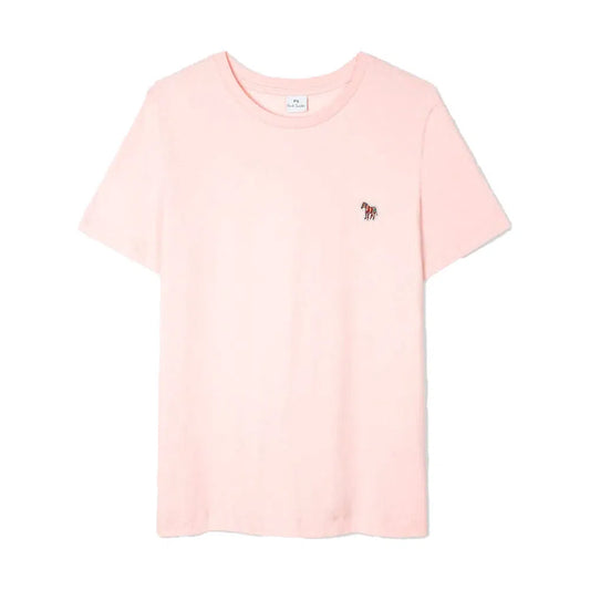 PAUL SMITH Tshirt SS Women Zebra Logo - Pale Pink-T-Shirts-5059553486804