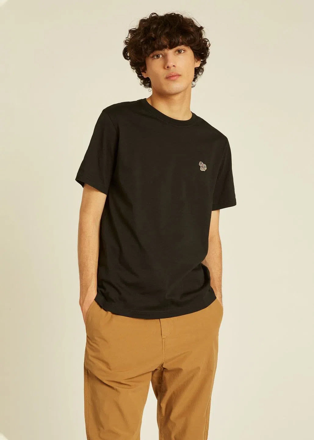 PAUL SMITH Tshirt SS Zebra Logo - Black-T-Shirts-