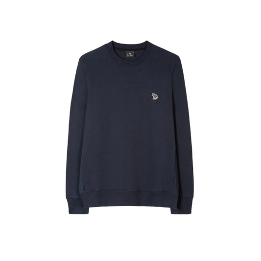 PAUL SMITH Zebra Logo Sweatshirt - Navy-Sweatshirts-5059405952778