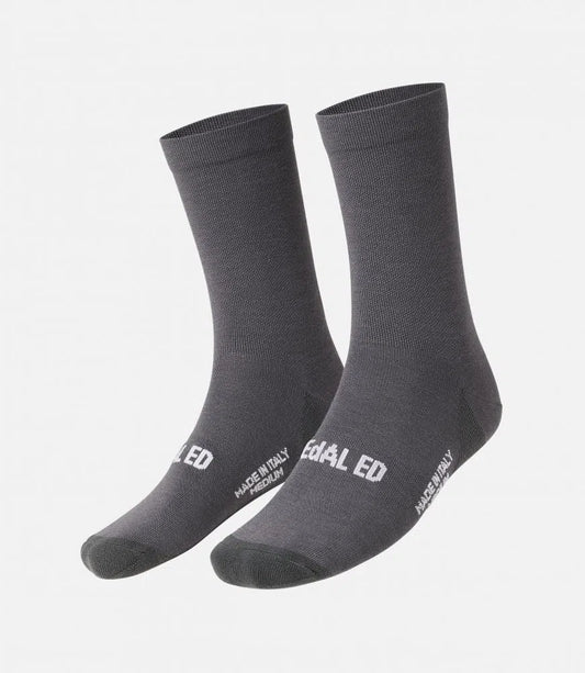 PEDALED Yuki Winter Socks - Grey-Winter Cycling Socks-