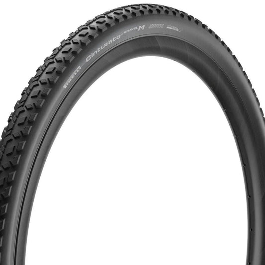 Pirelli Cinturato Gravel M P Line 60 TPI gravel tyre in black, SpeedGRIP compound and TechWALL Gravel casing