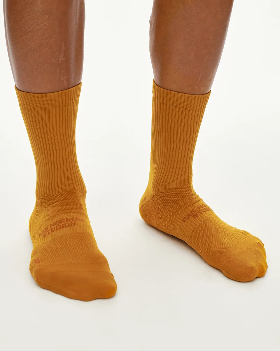 PAS NORMAL STUDIOS Balance Quarter Socks - Ochre