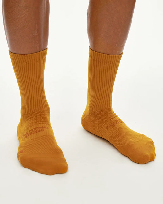 PAS NORMAL STUDIOS Balance Quarter Socks - Ochre