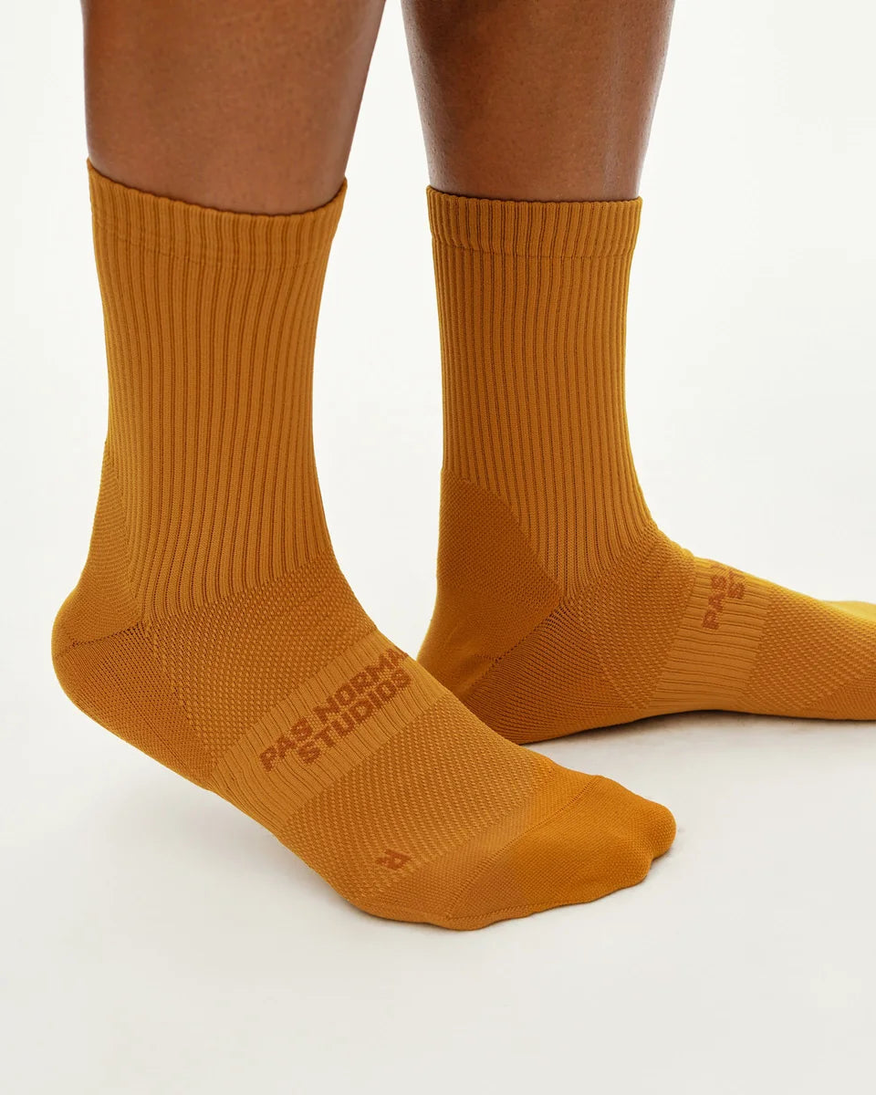 PAS NORMAL STUDIOS Balance Quarter Socks - Ochre