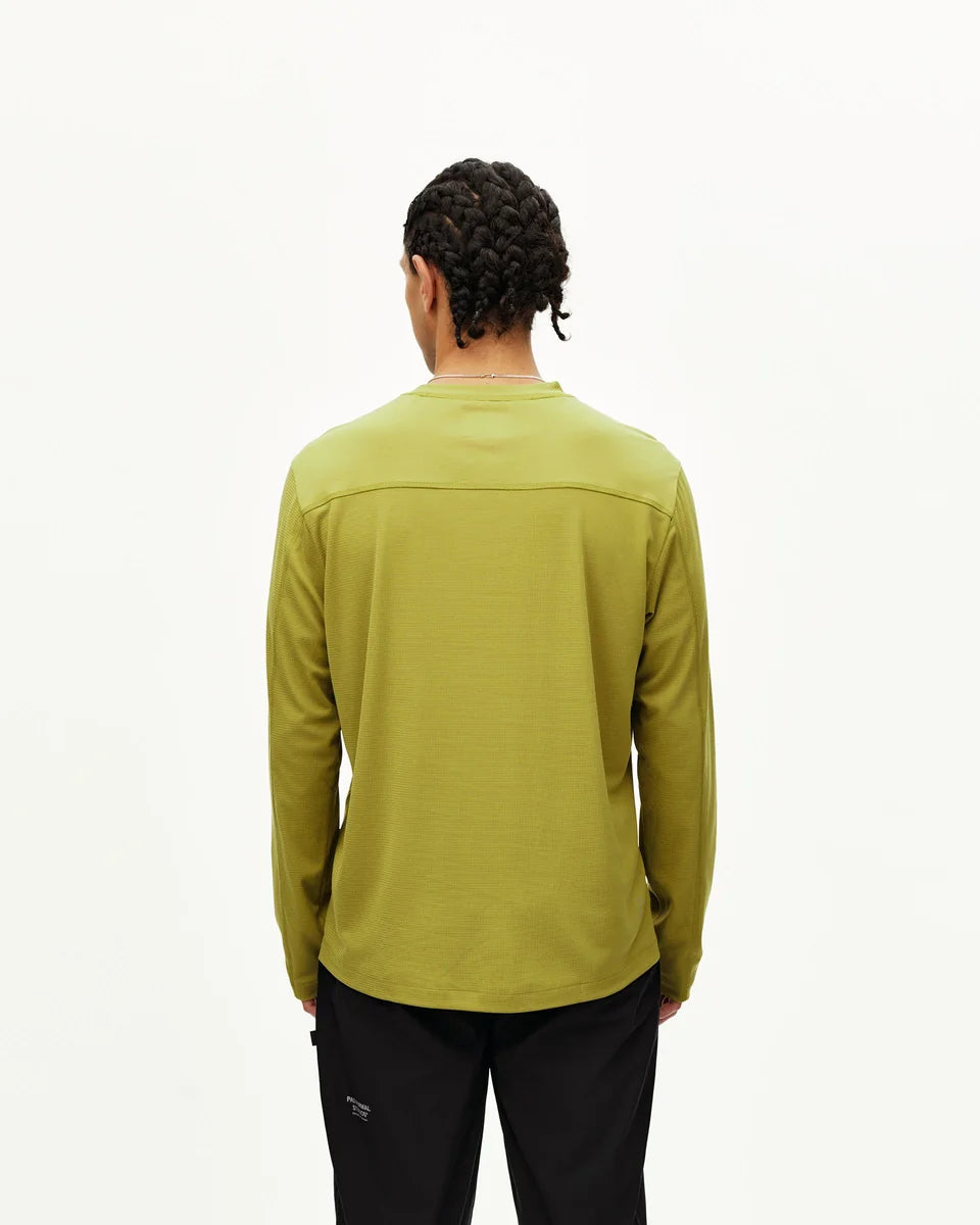 PAS NORMAL STUDIOS Men Balance Long Sleeve T-Shirt - Dark Lime