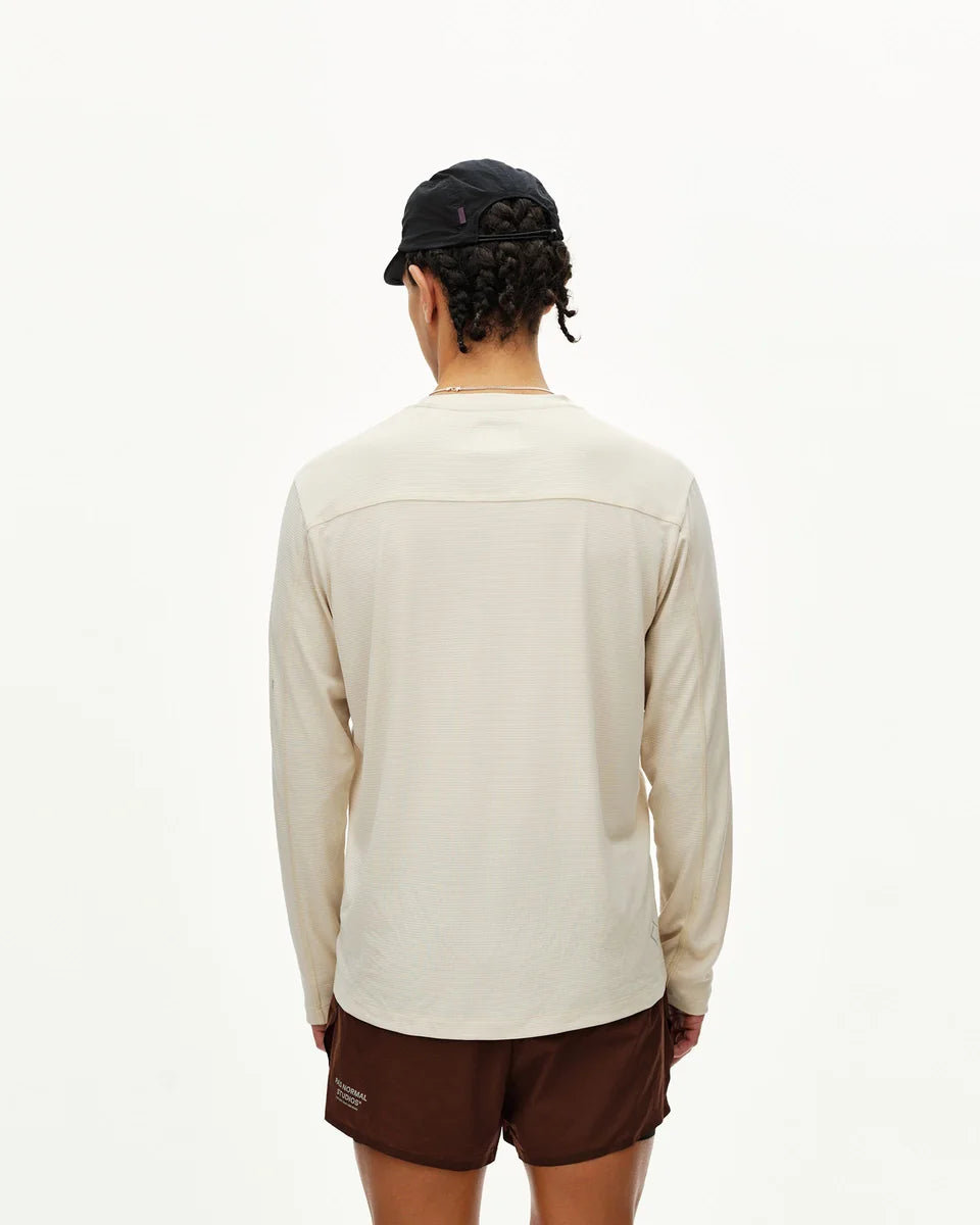 PAS NORMAL STUDIOS Men Balance Long Sleeve T-Shirt - Sand