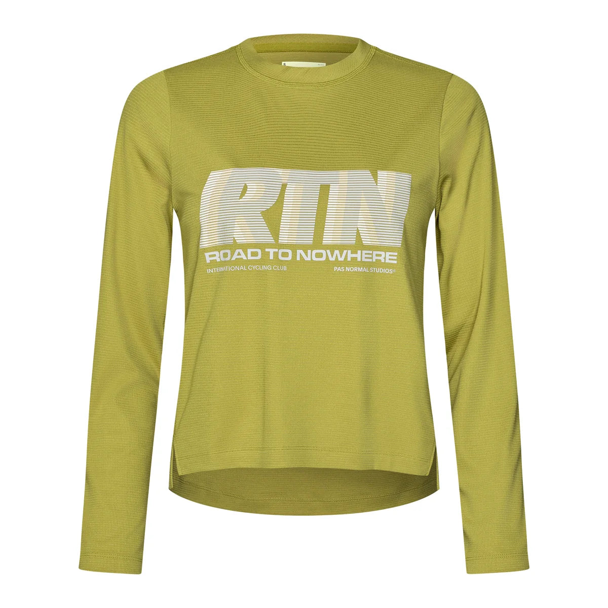 PAS NORMAL STUDIOS Women Balance Long Sleeve T-Shirt - Dark Lime