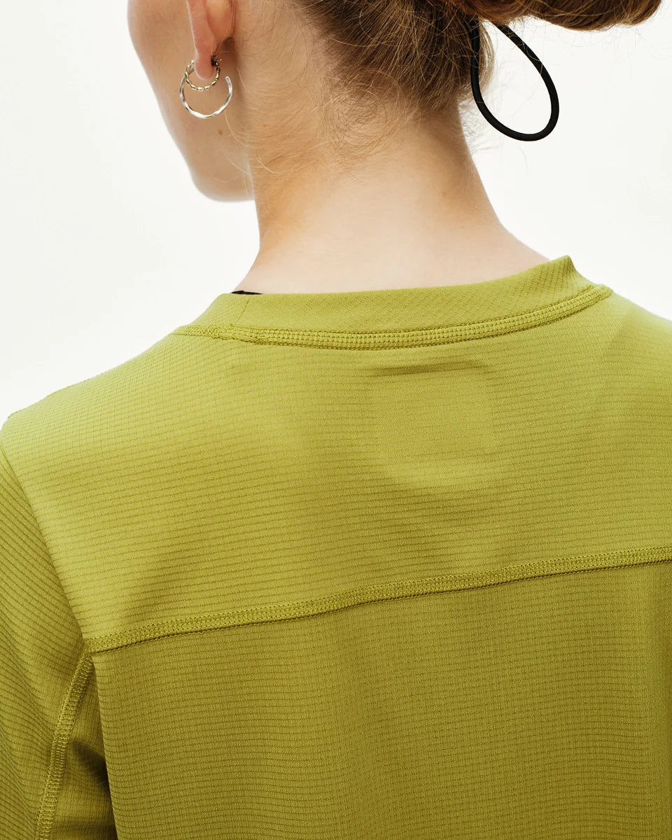 PAS NORMAL STUDIOS Women Balance Long Sleeve T-Shirt - Dark Lime