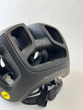 POC Ventral Air MIPS Cycling Helmet Second Life - Uranium Black Matt, rear with scratches