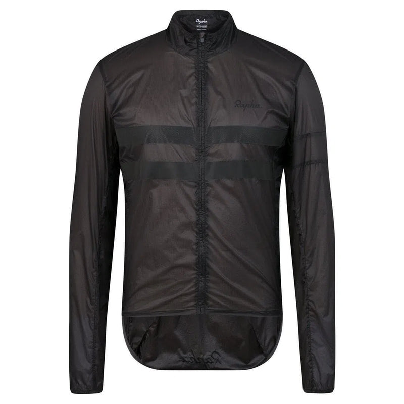 ウェア RAPHA Men's Brevet Flyweight WindJacket RAPHA Brevet Flyweight Wind Jacket - CBN Carbon Grey – Velodrom CC