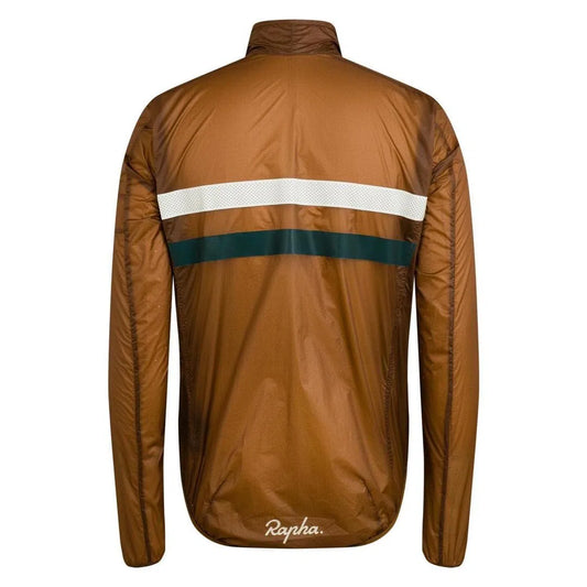 RAPHA Brevet Flyweight Wind Jacket - EMP Brown Default Rapha 