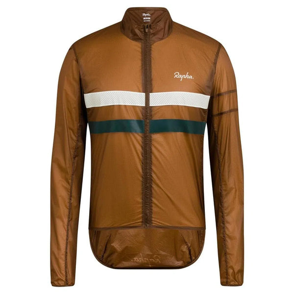 RAPHA Brevet Flyweight Wind Jacket - EMP Brown – Velodrom CC RAPHA Brevet Flyweight Wind Jacket - EMP Brown – Velodrom CC