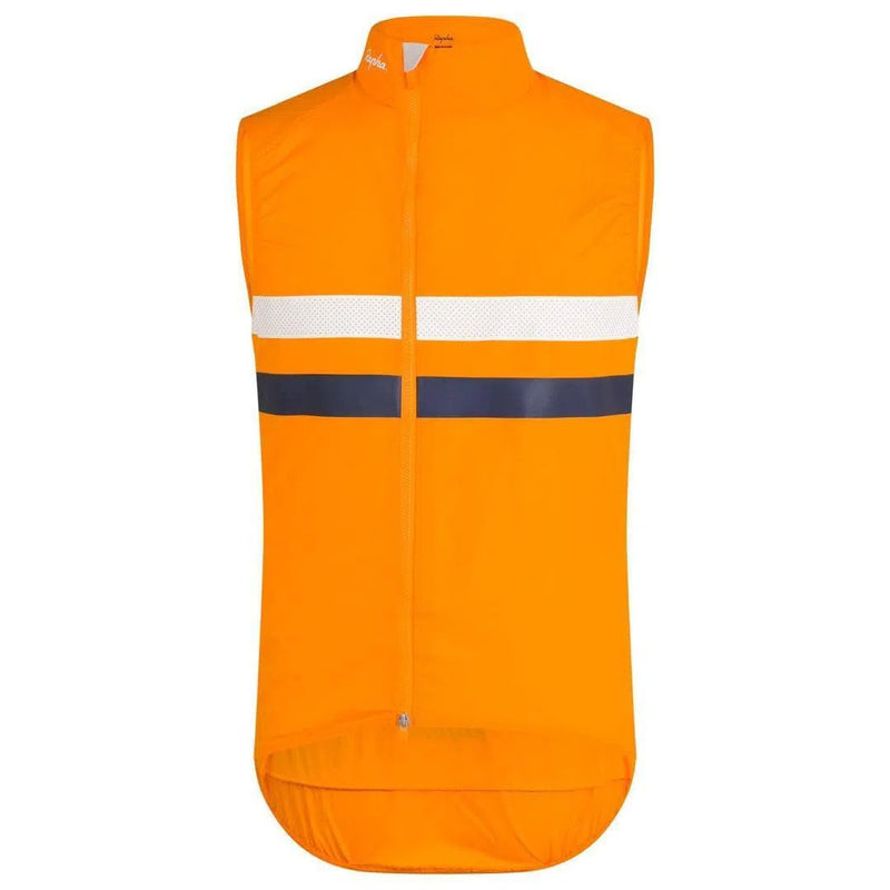 RAPHA Brevet Gilet with Pockets - Orange – Velodrom CC