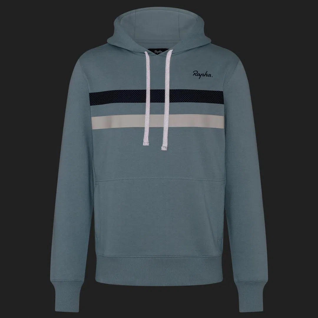 RAPHA Brevet Hoodie - ASB Light Blue-Velodrom