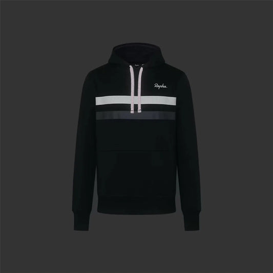 RAPHA Brevet Hoodie AW2023 - AWG Black/Grey-Velodrom