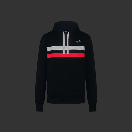 RAPHA Brevet Hoodie AW2023 - SWH Navy/Pink-Velodrom