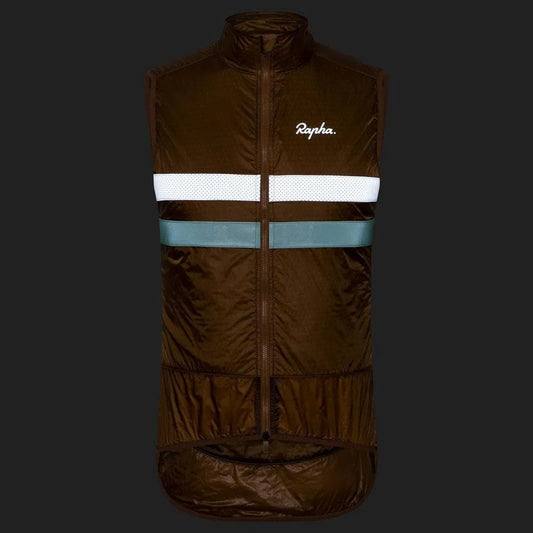 RAPHA Brevet Insulated GIlet - Brown Default Velodrom Barcelona 