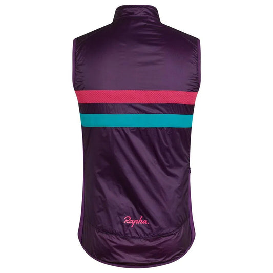 RAPHA Brevet Insulated Gilet - Purple-Velodrom
