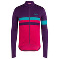 RAPHA BREVET LONG SLEEVE JERSEY - Dark Purple Default Velodrom Barcelona 
