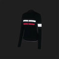 RAPHA Brevet Long Sleeve Women Jersey - Dark Navy/High-Vis Pink DNP-Velodrom