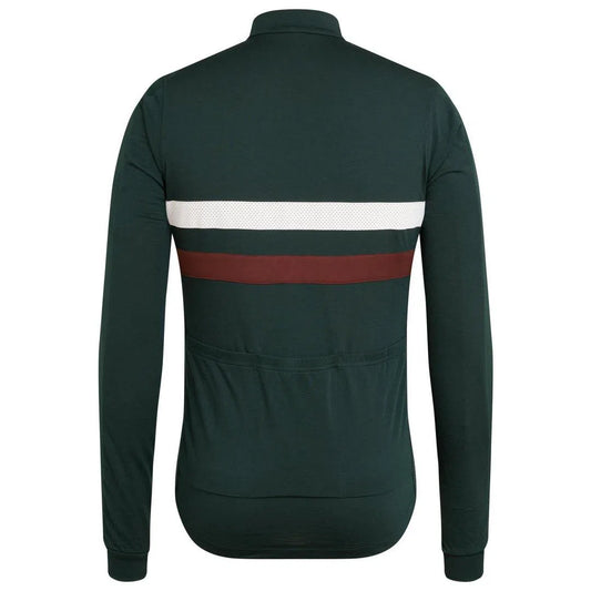 RAPHA Brevet Windblock Jersey - SCA Dark Green-Velodrom