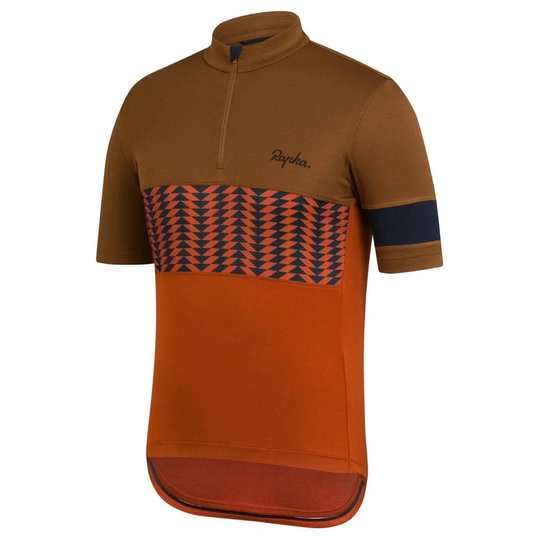 RAPHA Classic Climbs Jersey - PIE Paprika/Brown Default Rapha 