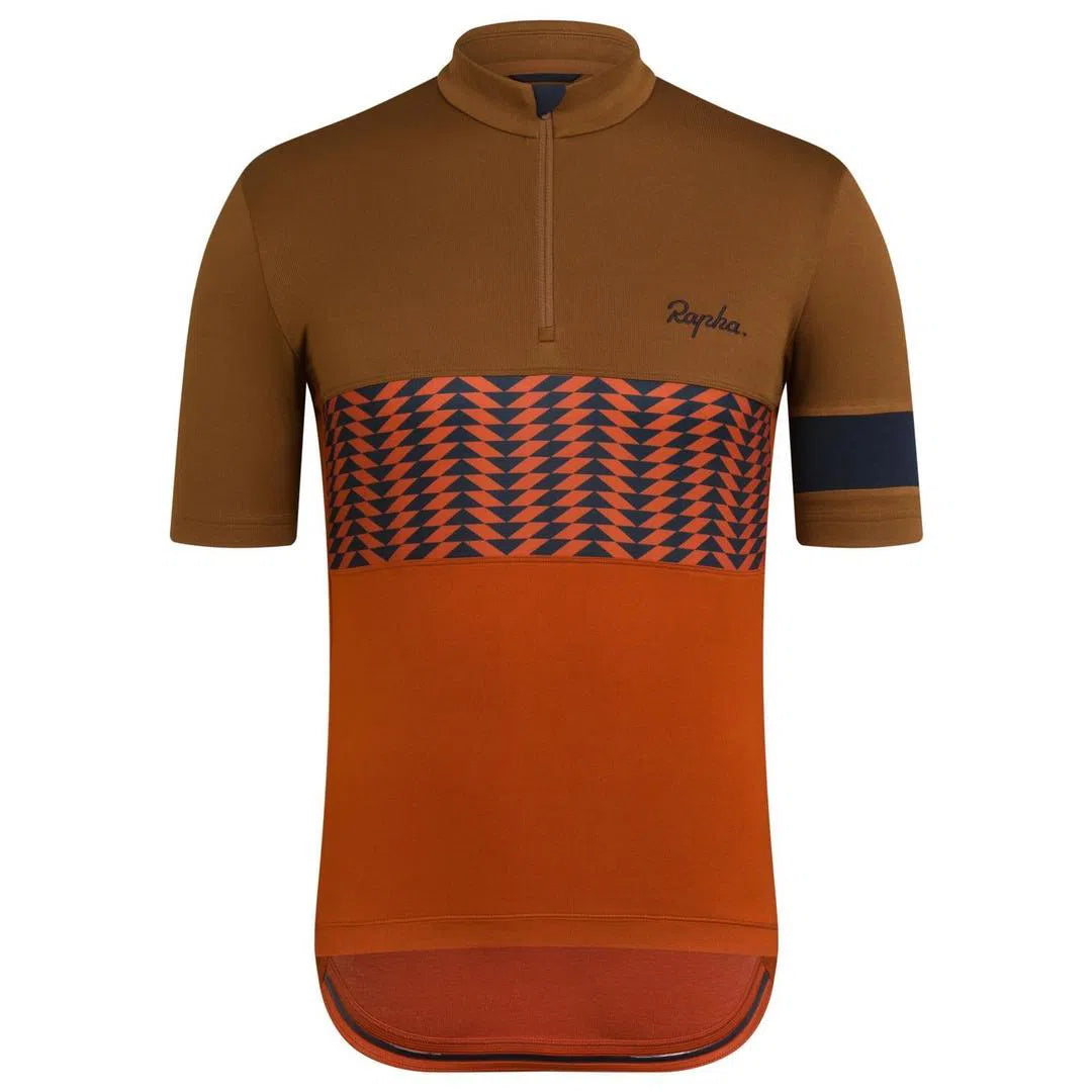 RAPHA Classic Climbs Jersey - PIE Paprika/Brown-Velodrom