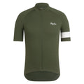 RAPHA Core Lightweight Jersey - KGW Deep Olive Green/ White-Velodrom