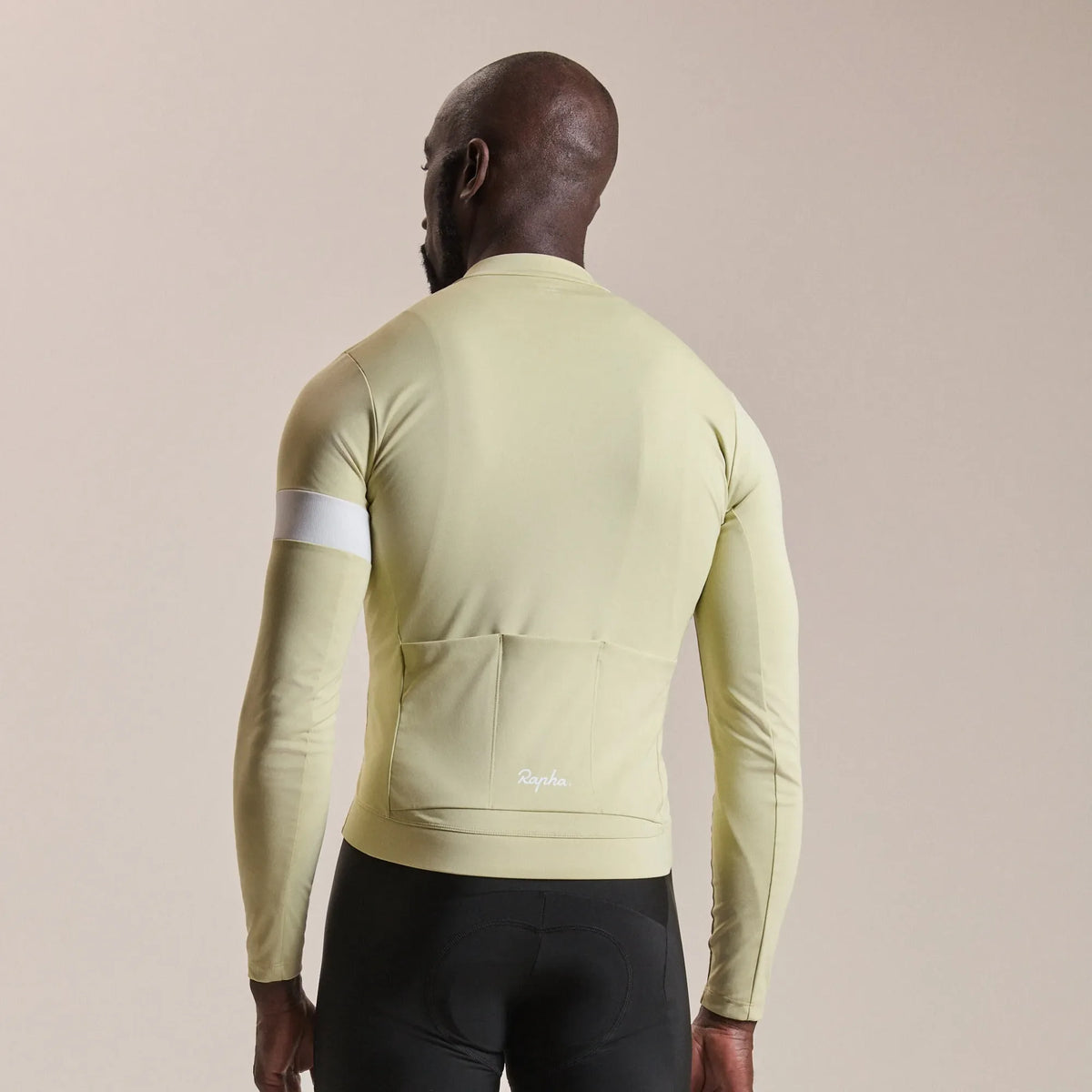 RAPHA Core Thermal Long Sleeve Jersey - Hay/White