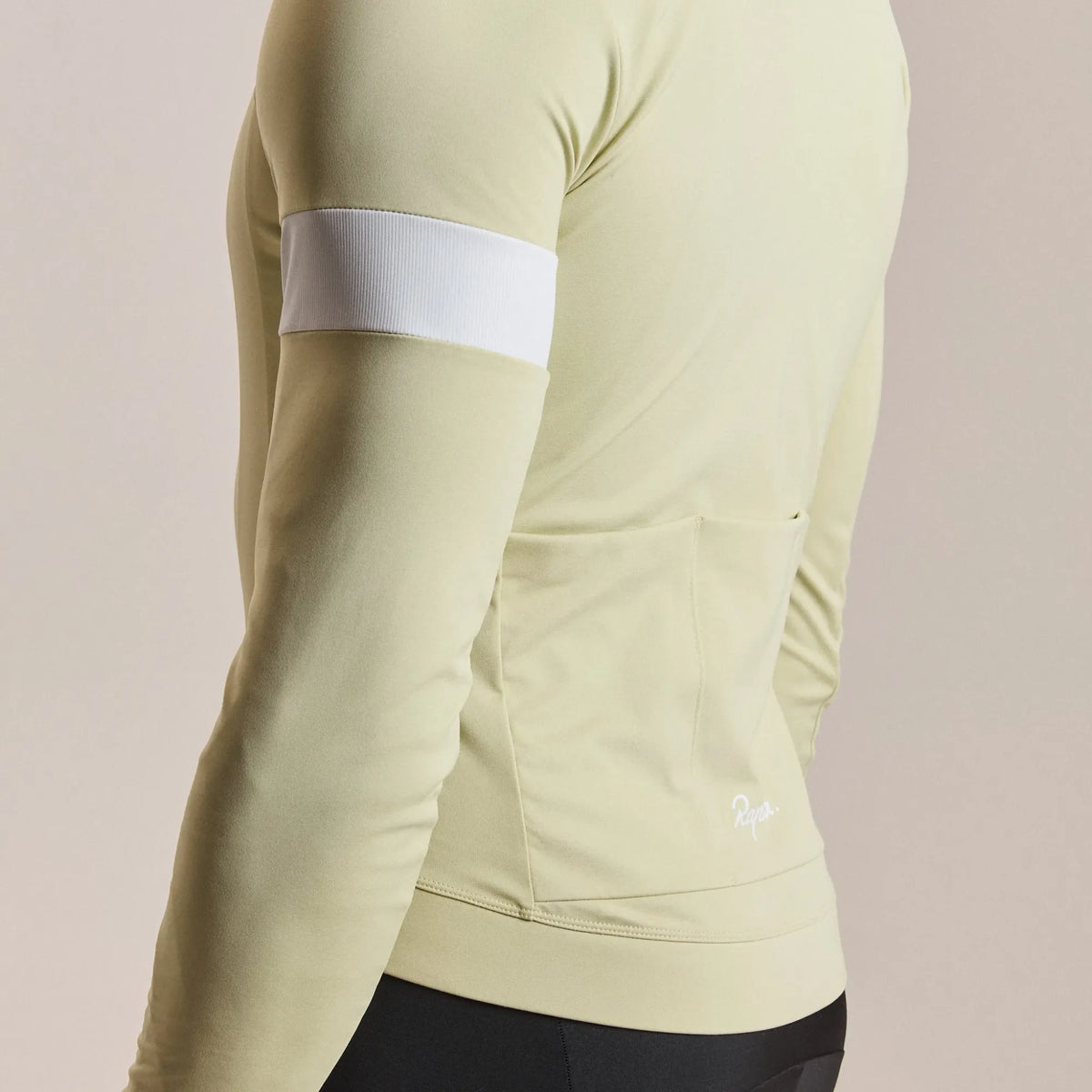 RAPHA Core Thermal Long Sleeve Jersey - Hay/White