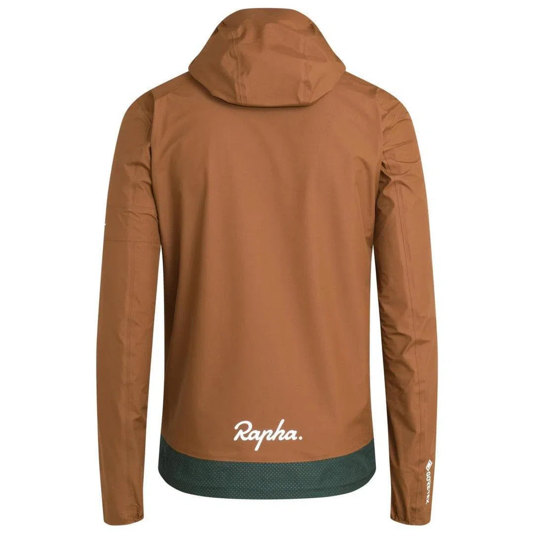 RAPHA Explore Hooded GORE TEX Pullover - Brown/Green – Velodrom CC RAPHA Explore Hooded GORE TEX Pullover - Brown/Green – Velodrom CC