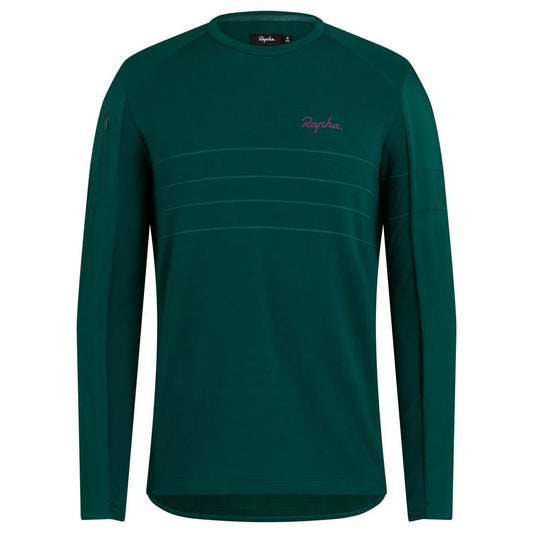 RAPHA Explore Long Sleeve Pullover - BGR Green-Velodrom