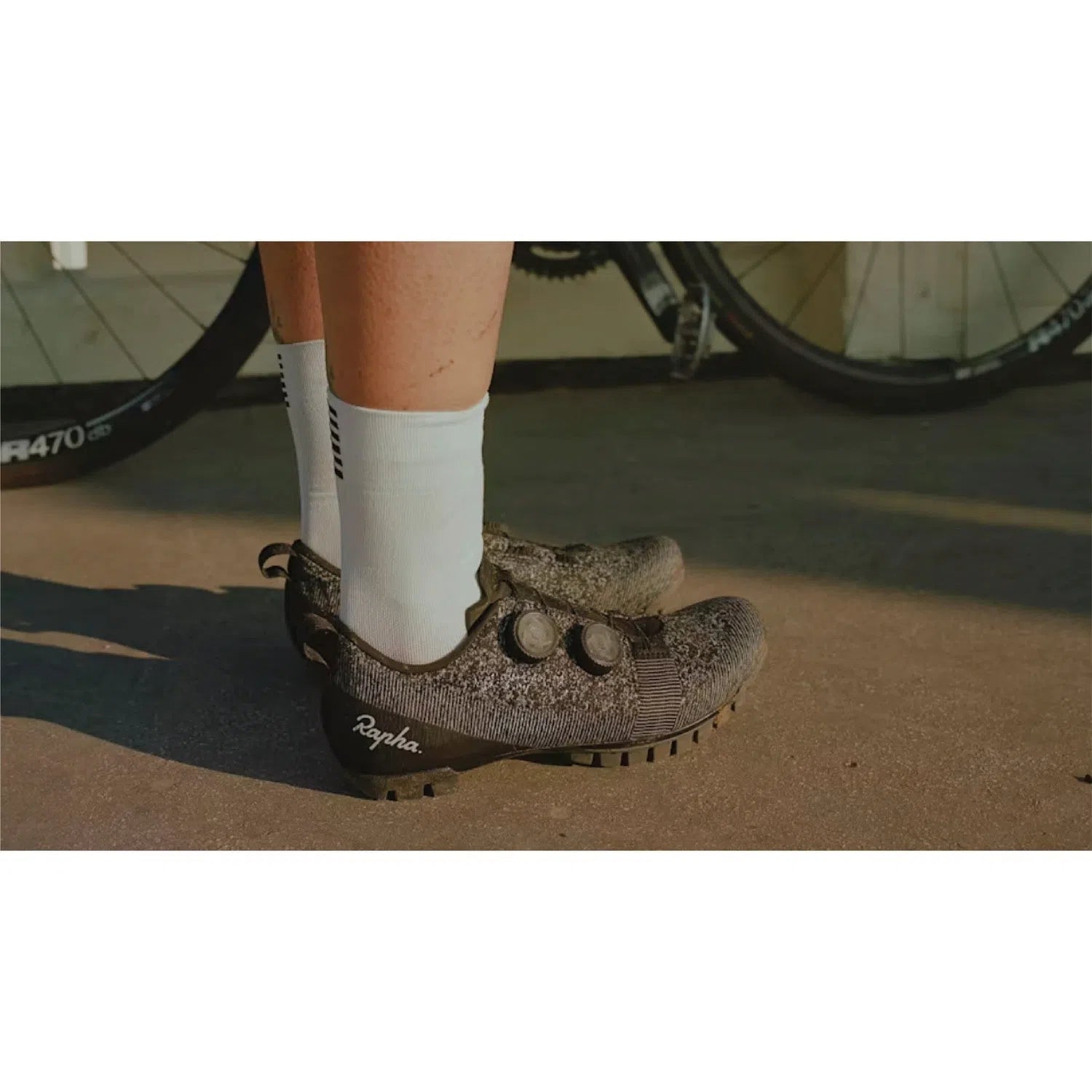 RAPHA Explore Powerweave Gravel MTB Zapatillas Ciclismo Dark Azul Marino