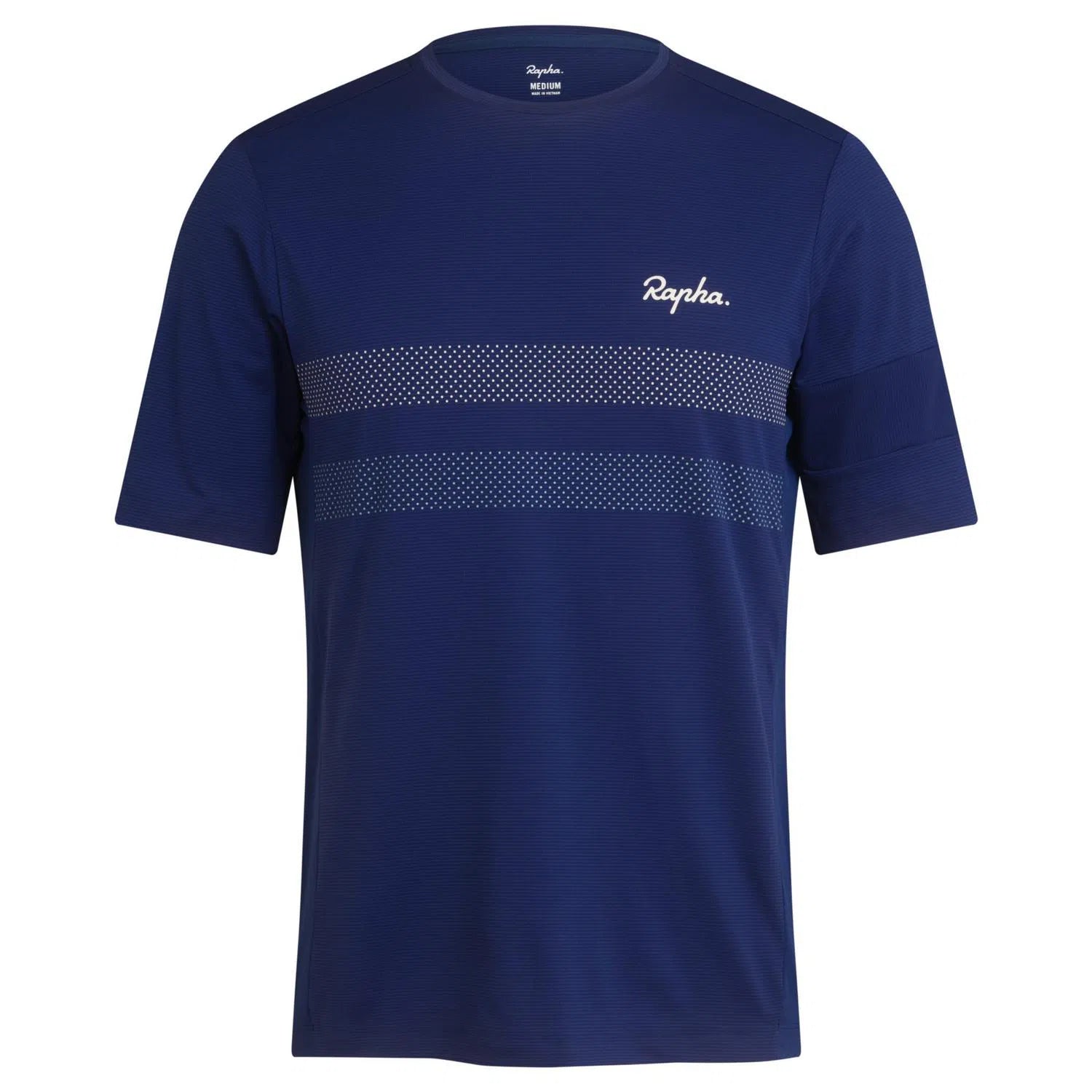RAPHA Explore Technical Tshirt AW2023 - NVO Navy/Off White-Velodrom